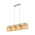 DORMA WOOD JUTA LAMPA WISZĄCA 4XE27 - 11789