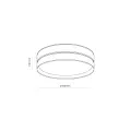 DORMA WOOD JUTA LAMPA SUFITOWA 4XE27 - 11791