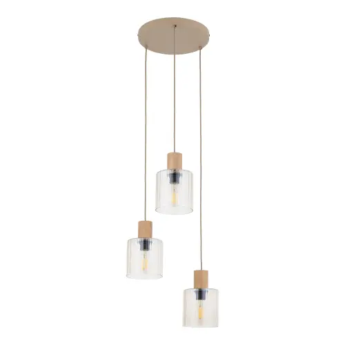 SIERRA WOOD LAMPA WISZĄCA 3XE27 - 11801