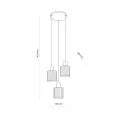 SIERRA WOOD LAMPA WISZĄCA 3XE27 - 11801