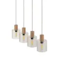 SIERRA WOOD LAMPA WISZĄCA 4XE27 - 11802