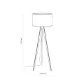 VIGA SHADE SOSNA LAMPA PODŁOGOWA 1XE27 - 16232