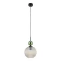SOPHIA BIG GREEN COGNAC LAMPA WISZĄCA 1XE27 - 10930