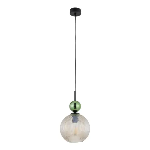 SOPHIA BIG GREEN COGNAC LAMPA WISZĄCA 1XE27 - 10930
