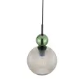 SOPHIA BIG GREEN COGNAC LAMPA WISZĄCA 1XE27 - 10930