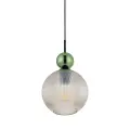SOPHIA BIG GREEN COGNAC LAMPA WISZĄCA 1XE27 - 10930