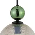 SOPHIA BIG GREEN COGNAC LAMPA WISZĄCA 1XE27 - 10930