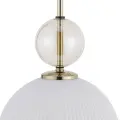 SOPHIA BIG COGNAC WHITE LAMPA WISZĄCA 1XE27 - 10931
