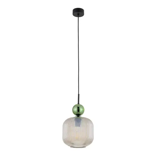 SOPHIA BIG GREEN COGNAC LAMPA WISZĄCA 1XE27 - 11372