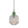 SOPHIA BIG GREEN COGNAC LAMPA WISZĄCA 1XE27 - 11372