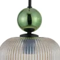 SOPHIA BIG GREEN COGNAC LAMPA WISZĄCA 1XE27 - 11372