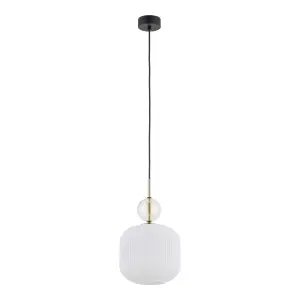 SOPHIA BIG COGNAC WHITE LAMPA WISZĄCA 1XE27 - 11373