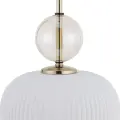 SOPHIA BIG COGNAC WHITE LAMPA WISZĄCA 1XE27 - 11373