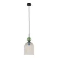 SOPHIA BIG GREEN COGNAC LAMPA WISZĄCA 1XE27 - 10776