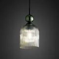 SOPHIA BIG GREEN COGNAC LAMPA WISZĄCA 1XE27 - 10776