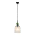SOPHIA BIG GREEN COGNAC LAMPA WISZĄCA 1XE27 - 10776