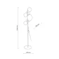 NEBIA NEW BROWN LAMPA PODŁOGOWA 6XG9 - 16237