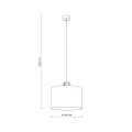 VIGA SHADE SOSNA LAMPA WISZĄCA 1XE27 - 11799