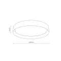 DEMI RAFIA LED LAMPA SUFITOWA - 11855
