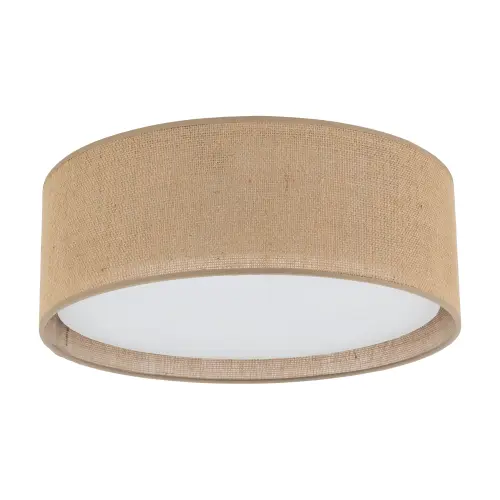 Plafon sufitowy w stylu naturalnym JUTA, idealny do sypialni - 5798