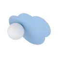 Niebieska lampa ścienna w kształcie chmurki, dekoracyjny kinkiet z kloszem kulką CLOUD NEW BLUE 1xG9 - 11265