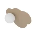 Dekoracyjny kinkiet w kształcie chmurki z białym, mlecznym kloszem CLOUD NEW SABIA 1xG9 - 11266