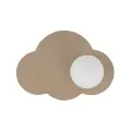 Dekoracyjny kinkiet w kształcie chmurki z białym, mlecznym kloszem CLOUD NEW SABIA 1xG9 - 11266