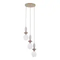 ZEN SABIA FUSO WHITE LAMPA WISZĄCA 3XE14 KOŁO - 11862