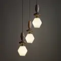 ZEN SABIA FUSO WHITE LAMPA WISZĄCA 3XE14 KOŁO - 11862
