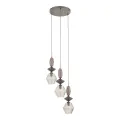 ZEN NEW BROWN FUSO COGNAC LAMPA WISZĄCA 3XE14 KOŁO - 11867