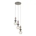 ZEN NEW BROWN FUSO COGNAC LAMPA WISZĄCA 3XE14 KOŁO - 11867