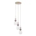 ZEN SABIA BOTTI WHITE LAMPA WISZĄCA 3XE14 KOŁO - 11872