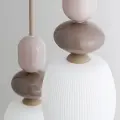 ZEN SABIA BOTTI WHITE LAMPA WISZĄCA 3XE14 KOŁO - 11872