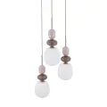 ZEN SABIA BOTTI WHITE LAMPA WISZĄCA 3XE14 KOŁO - 11872
