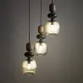ZEN NEW BROWN BOTTI COGNAC LAMPA WISZĄCA 3XE14 KOŁO - 11877