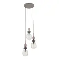 ZEN NEW BROWN BOTTI COGNAC LAMPA WISZĄCA 3XE14 KOŁO - 11877