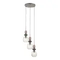 ZEN NEW BROWN BOTTI COGNAC LAMPA WISZĄCA 3XE14 KOŁO - 11877