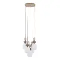 ZEN SABIA BOTTI WHITE LAMPA WISZĄCA 5XE14 KOŁO - 11874