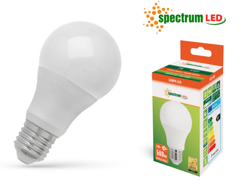Żarówka LED 7W 3000K E27 ciepla biała WOJ+13900 SpectrumLED