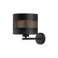 Kinkiet ścienny z serii TAGO BLACK, elegancki abażur 1xE27, nowoczesne oświetlenie do domu 3210 TK Lighting