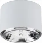 Biała lampa natynkowa, szeroka tuba Ø11,3cm do przedpokoju, korytarza 1xAR111 GU10 MORIS WHITE - 3364