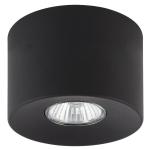 Czarna lampa natynkowa, spot Ø11cm do kuchni, pokoju gościnnego ORION BLACK 1xGU10 - 3236