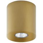 Złota tubka natynkowa spot do oświetlenia korytarza, salonu ORION GOLD 1xGU10 - 3198