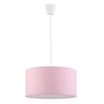 Lampa wisząca z różowym abażurem Ø40cm do pokoju dziecięcego RONDO KIDS 1xE27 - 3231