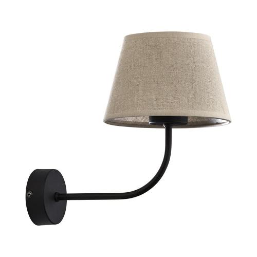 Elegancki kinkiet ścienny CHICAGO z tkaninowym abażurem, idealny do wnętrz klasycznych i nowoczesnych 4186 TK Lighting