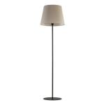 Klasyczna lampa podłogowa na czarnej, metalowej nodze z abażurem w kształcie ściętego stożka CHICAGO 1xE27 - 5151