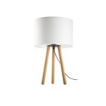 Lampa stołowa na trójnogu z białym abażurem do nowoczesnego salonu TOKYO 1xE27 - 5290