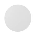 Biały kinkiet koło Ø30cm do doświetlenia dekoracyjnego salonu LUNA NEW - 6010