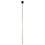 Lampa wisząca z pojedynczym kloszem, długą złotą rurką PIANO GOLD 1xG9 - 6419