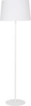 Biała lampa podłogowa o wysokości 148cm 1xE27 do nowoczesnego salonu MAJA - 2919
